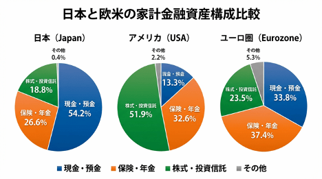 資金循環の日米欧比較